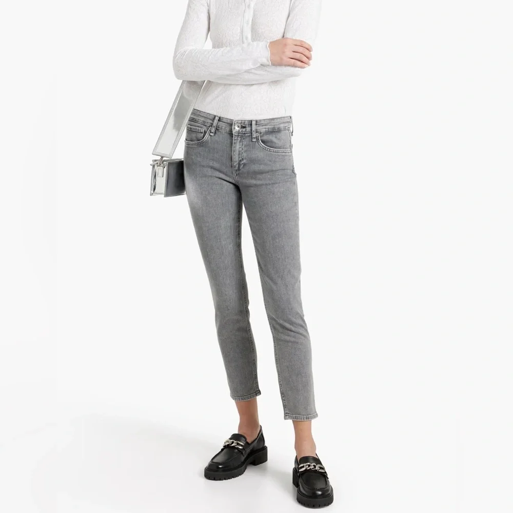 Rag & Bone Cate Cropped Mid-Rise Skinny Jeans - Picture 2 of 8